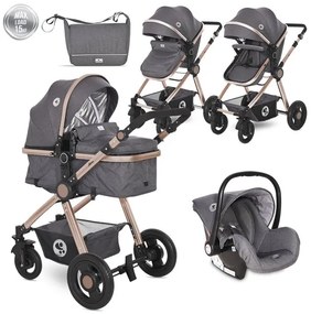 Комбинирана детска количка ALEXA SET LORELLI - LUXE Black