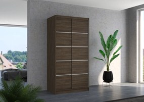 Гардероб Frule 100 Sliding-Sokolati