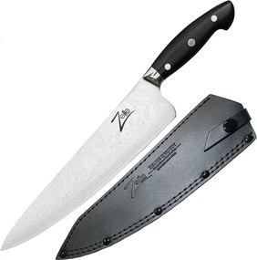 Zelite Infinity by Klarstein Executive-Plus серия, 10" кухненски нож, 61 HRC дамаска стомана