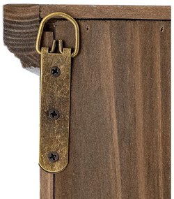 Синя висяща витрина от масивна ела 81x91 cm Hazem – Bloomingville