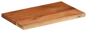 370969 vidaXL Плот за маса, 60x40x3,8 см, правоъгълен, акация масив