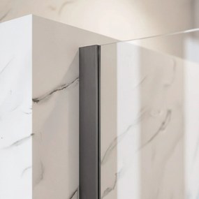 Параван за душ Rea Flexi Transparent / Titan 70