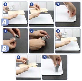 Комплект от 2 капака за печка от сиво стъкло Universal Herbs - Wenko