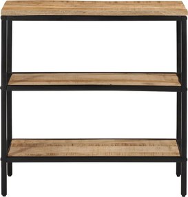 374072 vidaXL Конзолна маса, 70x35x70 см, грубо мангово дърво масив
