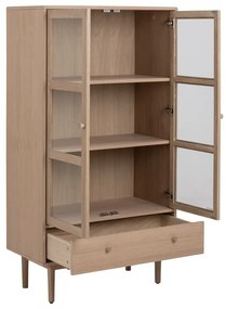 Витрина в дъбов декор 80x145 cm Aston - Actona