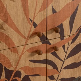 Шкафче от декор от дъб в естествен цвят 95x111 cm Multilux – Kalune Design