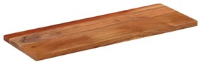 370882 vidaXL Плот за маса, 80x20x2,5 см, правоъгълен, акация масив