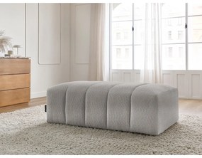 Светлосива табуретка от прежда с примки от букле Annecy – Bobochic Paris