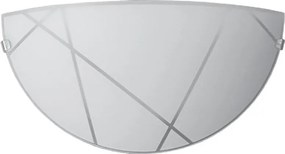 Аплик МИКАДО, ø300/2, бял мат, 1xE27
