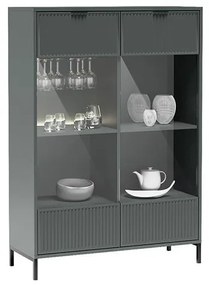 шкаф-витрина с две стъклени врати LINKaSTYLE LS-8