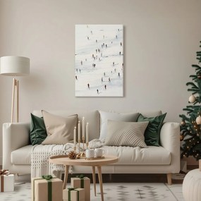 Картина на платно – Зимни забавления на склон