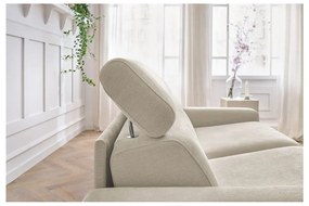 Кремав разтегателен диван 215 cm Monaco – Bobochic Paris