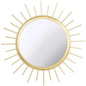 Кръгло огледало в златисто Монохром, ø 24 cm Sunburst - Sass &amp; Belle