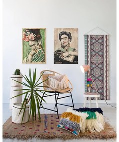 Дървена табела 40x60 cm Frida Les Amants - Madre Selva