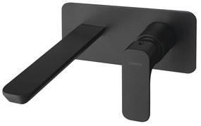 Матово-черна вградена батерия за мивка (1 изход) Spy – Sapho