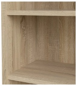 Модулна етажерка за книги в дъбов декор в естествен цвят 89x189 cm Prima - Tvilum