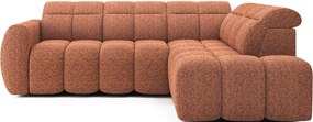 Ъглов диван Chicago-Оранжев-Десен
