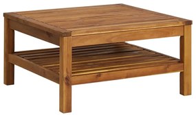 316292 vidaXL Маса за кафе, 65x65x35 см, акациево дърво масив