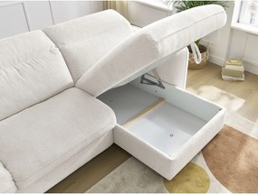 Бял ъглов диван Achille – Bobochic Paris