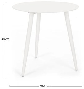 Алуминиева кръгла градинска масичка ø 50 cm Ridley – Bizzotto