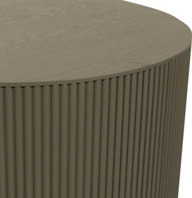 Кръгла масичка за кафе в цвят каки ø 60 cm Sanne - WOOOD