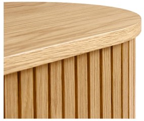 Масичка за телевизор с дъбов декор в естествен цвят 56x180 cm Nola - Unique Furniture
