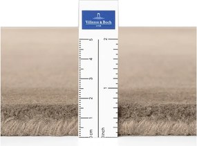 Бежов ръчно изработен кръгъл килим със смес от вълна ø 160 cm Kari Organic – Villeroy&amp;Boch