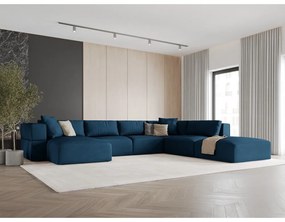 Син ъгъл U-образен диван, десен ъгъл Esther – Milo Casa