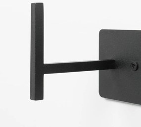 Черна метална стенна закачалка Chapman - Spinder Design