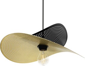 Плафон APP1471-1CP black/gold