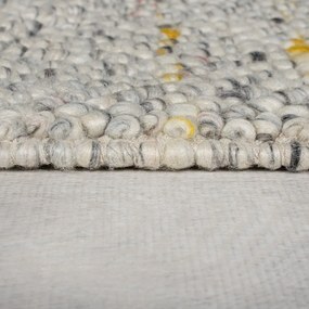 Кремав ръчно изработен килим със смес от вълна 160x230 cm Minerals – Flair Rugs