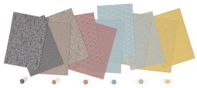 Кафяво-сива подложка за хранене , 45 x 30 cm Chevron - Tiseco Home Studio