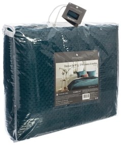 Комплект шалте с 2 бр. калъфка atmosphera Dolce, 240x260 cm - Тюркоаз