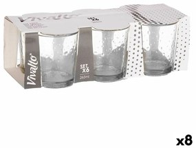 Комплект Съдове Точки Прозрачен Cтъкло 265 ml (8 броя)