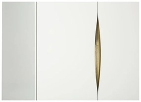 Бял гардероб 80x195 cm Kobe - Woodman
