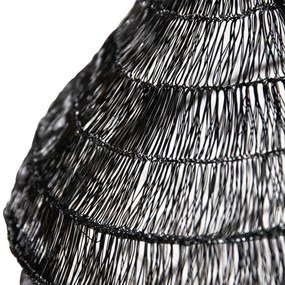 Ориенталски окачен аплик черен 45 см х 40 см - Vadi