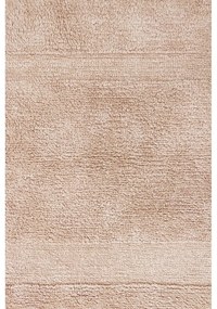 Светлорозов ръчно изработен памучен килим подходящ за пране 140x200 cm Bloom Rose – Lorena Canals