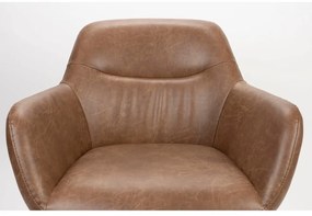 Кафяво кресло Dude – White Label