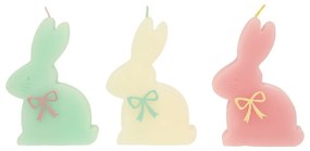 С великденски мотиви свещи в комплект 3 бр. време на горене 2 час Bunny – Meri Meri