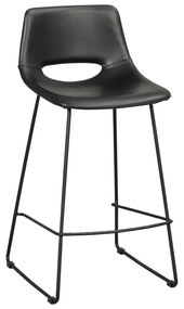 Черни бар столове в комплект от 2 броя 89 cm Manning - Rowico