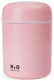 LED RGB Ултразвуков аромадифузер и овлажнител на въздуха LED/2W 300ml розов