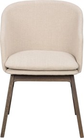 Бежови тапицирани трапезни столове в комплект 2 бр. Windham – Rowico