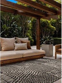 Черен/кремав килим за открито и закрито 120x170 cm Haringey Barkham – Ted Baker