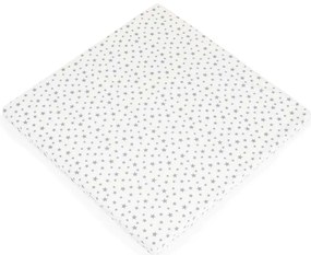 МОНИ HUGZZZ Матрак за кошара за игра 88/88/5 см. COMFORT БЯЛ/СИВИ ЗВЕЗДИ