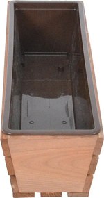 Дървена саксия за цветя 51 cm Modern – Rojaplast