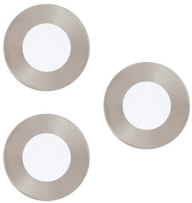 Eglo 33216 - комплект от 3 димируеми вградени осветителни тела за окачен таван LED RGBW FUEVA-C LED/3W/230V