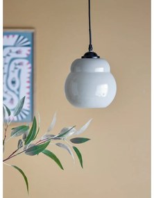 Сиво висящо осветително тяло със стъклен абажур ø 19 cm Motella – Bloomingville