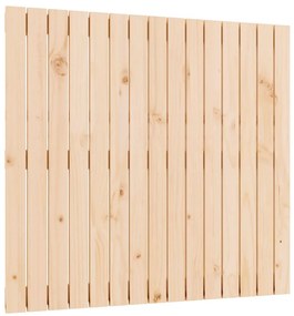 824883 vidaXL Стенна табла за спалня, 95,5x3x90 см, борово дърво масив