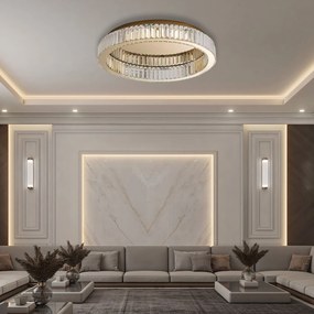 Кристален полилей APP1719-C 40 cm Gold