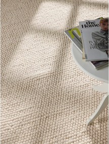 Кремав ръчно изработен вълнен килим 120x170 cm Richmond Diana – Ted Baker